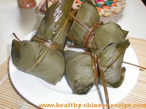 zongzi, traditional Chinese food dessert